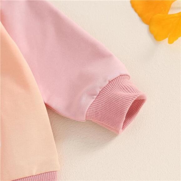 Baby Girl Fall Outfit Sweatshirt Cute Infant Newborn Toddler Winter Clothes Set - Picture 5 of 7